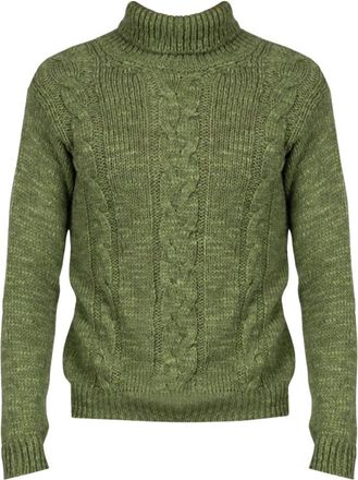 Xagon Man Turtleneck Trui - Heren - Truien - Groen - Maat: L