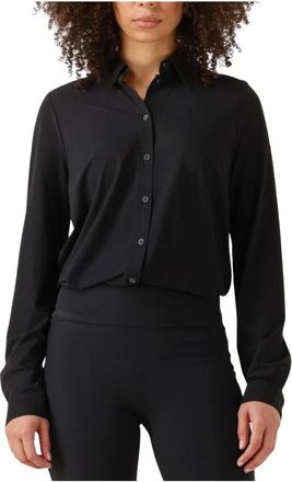 JapanTKY Miya Blouse - Dames - Overhemden - Zwart - S - Overhemden