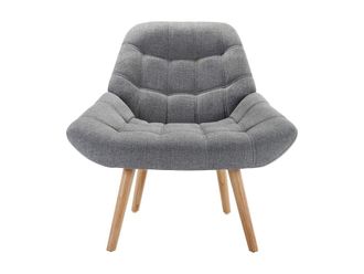 VENTE-UNIQUE.COM Sill&oacute;n cl&aacute;sico tela gris