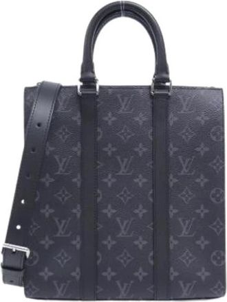 Louis Vuitton Pre-owned Vintage Canvas Tote - Heren - Vintage Shopper - Blauw - ONE Size - Vintage