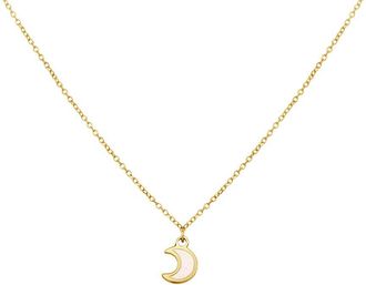 Italian Gold, Inc 14K Mother Of Pearl Moon Pendant