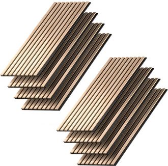 Vicco Paneles De Pared Akustikpaneel, Roble, 8 Piezas, Vicco