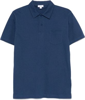 Sunspel Riviera polo shirt - men - Cotton - S - Blue