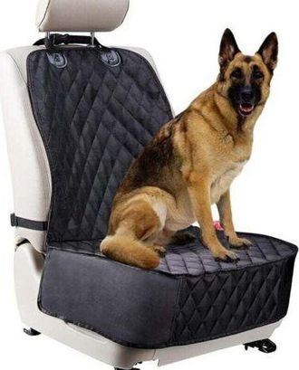 OEM Funda Protectora Para Asientos Delanteros De Coche Para Perros. Impermeable Y Resistente A Los Ara&ntilde;azos. Compatible Con La Mayor&iacute;a De Camionetas, Furg