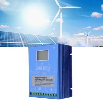 OEM [controlador H&iacute;brido Solar-e&oacute;lico] Gpi Gpi-8060 [mppt Con Pantalla Lcd De Aluminio] Controlador Inteligente Con Doble Fuente De Alimentaci&oacute;n De 12 V/2