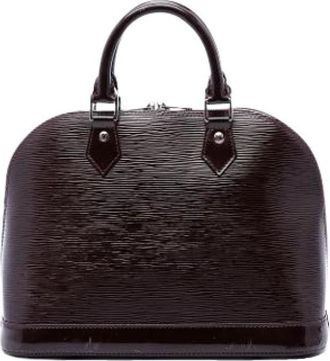 Louis Vuitton Pre-owned Alma PM - Dames - Vintage Handtas - Paars - ONE Size - Leer - Vintage