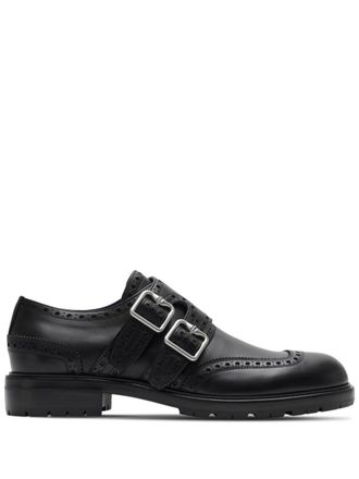 Burberry Soho leren gespschoenen - Zwart