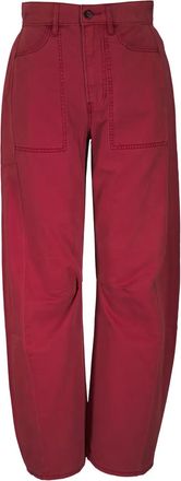 Veronica Beard Jeans con tasche - Rosso