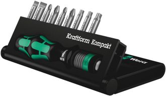 Wera Kraftform Kompakt 10 Atornillador Negro Y Verde
