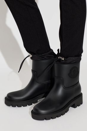 Moncler Kickstream Wellington Boots, Womens, Black