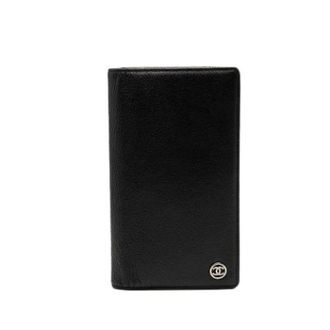 Chanel Pre-owned Long Wallet - Dames - Pre-owned - Zwart - Maat: ONE Size Leer