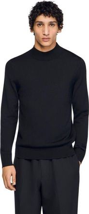 Sandro Wool sweater with high neck in Black at Nordstrom, Size Medium