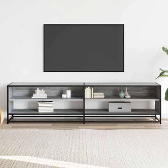 Berkfield Home TV Cabinet Grey Sonoma 180.5x40x46 cm Engineered Wood
