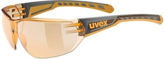 Uvex Okulary Rowerowe Uvex Equate, Smoke/orange