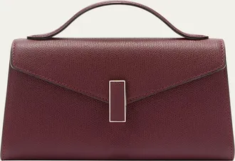 Valextra Iside Millepunte Leather Clutch Bag