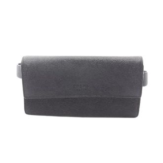 Prada Pre-owned Belt Bags, female, Black, Size: ONE SIZE Pre-owned Saffiano Leather Waist Bag