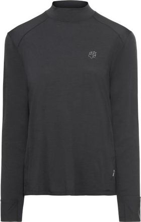 Jack Wolfskin Wool L/S Funktionsshirt f&uuml;r Damen | grau/schwarz