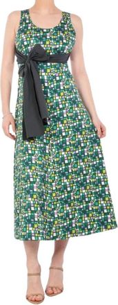 Max Mara Midi Jurk - Dames - Casual kleedjes - Veelkleurig - L - Kleedjes