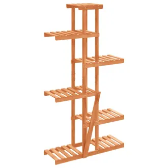 vidaXL Soporte Para Flores De Madera Maciza Abeto 75x25x140,5 Cm Vidaxl