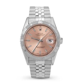 Rolex Pre-owned Rolex Datejust Automatic Chronometer Pink Dial Unisex Watch 16264 PSJ