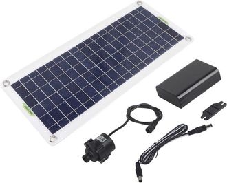 OEM Kit De Bomba De Agua Solar De 30 W, Bomba De Fuente Con Panel Solar Para Estanques De Jard&iacute;n Y Acuarios