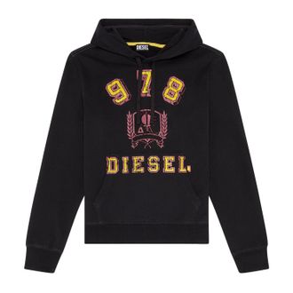 Diesel Heren 978 Motief Hoodie (Zwart)