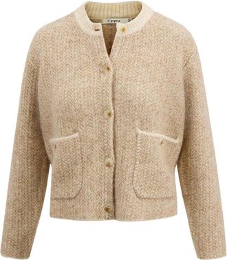 Zusss Dames, Truien, Beige, Maat: 2XL