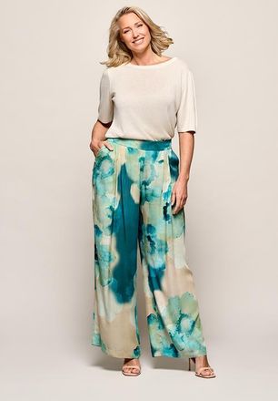 Mart Visser Corby Print Broek Blauw Maxi