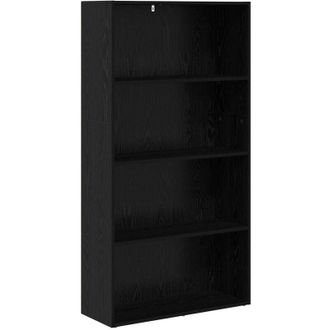 vidaXL Freestanding Bookshelf Black Oak 80 x 30 x 152 cm vidaXL