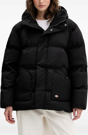 Dickies hooded puffer jacket - Black
