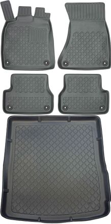 OEM Juego De Alfombrillas Para Coche Y Maletero Para Audi A6 C7 Kombi (de Septiembre De 2011 A Noviembre De 2018)
