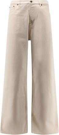 Valentino Wide Trousers, male, Beige, Size: W32 Valentino Rtw... Ivory