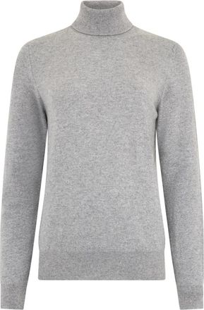 Moorer Musa Turtleneck Sweater - Dames - Coltruien - Grijs - XL - Leer - Truien & Vesten