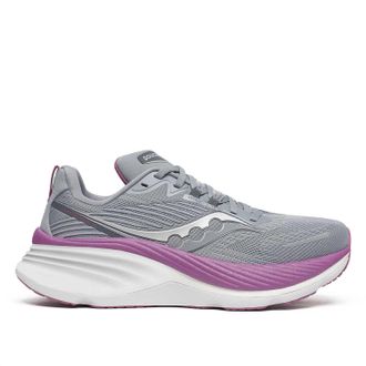Saucony Womens Hurricane 24 Running Shoes In Flint/viola