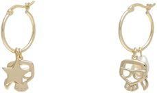 Karl Lagerfeld K/IKONIK PEARLS KARL EARRINGS