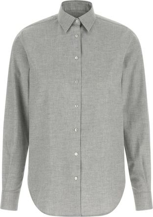 Xacus Marta Shirt - Dames - Overhemden - Grijs - M - Katoen - Overhemden