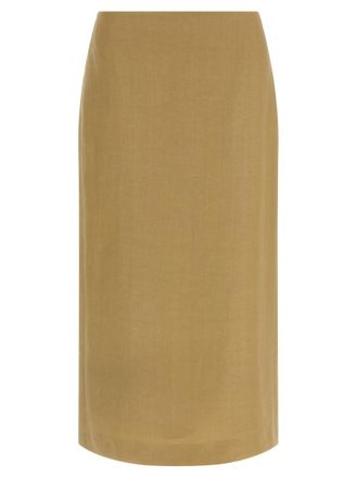 Max Mara Beige MxsVeranda Skirt