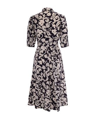 Liu Jo Floral Cotton Poplin Dress - Black
