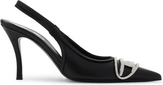 Diesel Schoenen, Dames, Zwart, 40 EU, Leer, D-Venus Sb Pumps