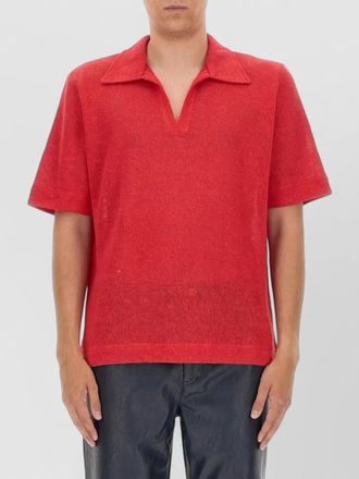 S&eacute;fr linen v-neck t-shirt