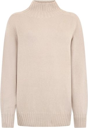 Moorer Turtleneck Sweater - Dames - Coltruien - Beige - 4XL - Kasjmier - Truien & Vesten