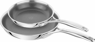 Zwilling Peak 2-pc Stainless Steel Ceramic Nonstick Dual Performance Fry Pan Set