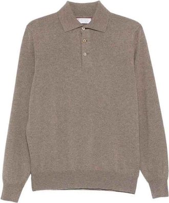 Brunello Cucinelli Cashmere polo-style sweater