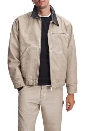 Rag & Bone Denim Workwear Jacket in Oil Wash at Nordstrom, Size X-Large