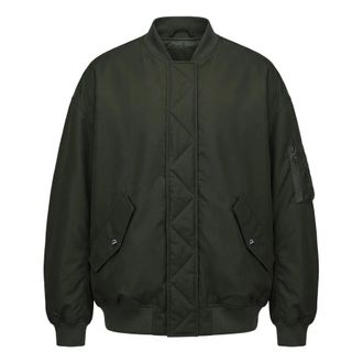 Herno Oversized Bomberjack - Dames - Jassen - Groen - Maat: M Poliester