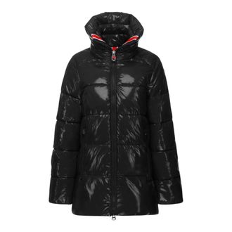 Invicta Leah Contemporary Stylish Coat Puffer Jacket in Black Women