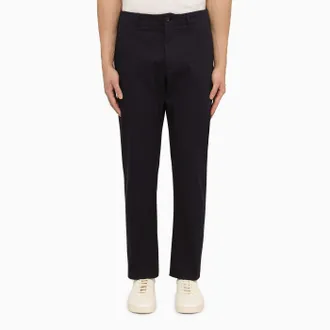 Department Five Regular blue navy cotton trousers