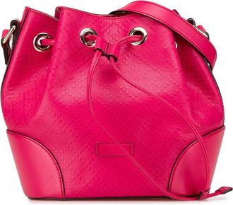 Gucci Borsa a secchiello Diamante Bright in pelle 2000-2015 - Rosa