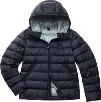 Blauer Horizontale Blauwe Gewatteerde Jas - Heren - Gewatteerde jassen - Blauw - 2XL - Nylon - Jassen