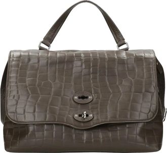 Zanellato Flap Handtas - Dames - Tassen - Bruin - Maat: ONE Size Zijde